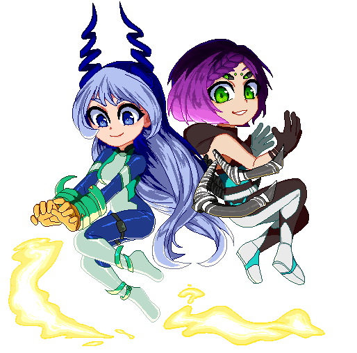Nejire Rant Layout Comm: Nejire and Ran by Juuushik on DeviantArt