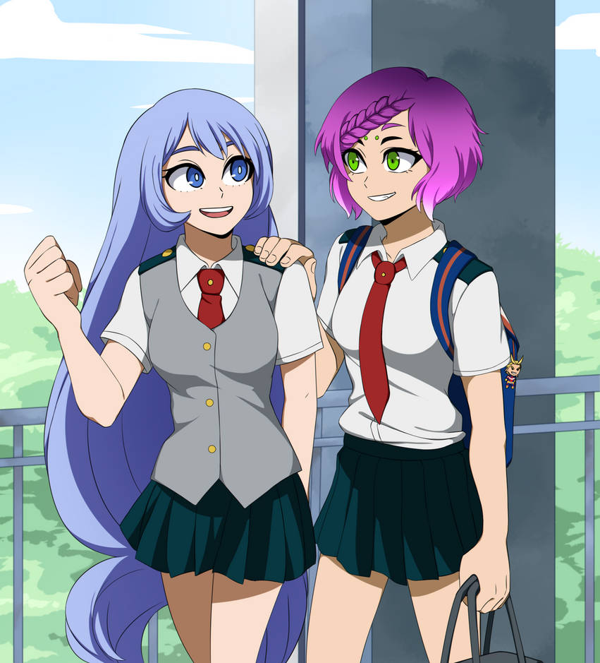Nejire Rant Layout Comm: Nejire and Ran by Juuushik on DeviantArt