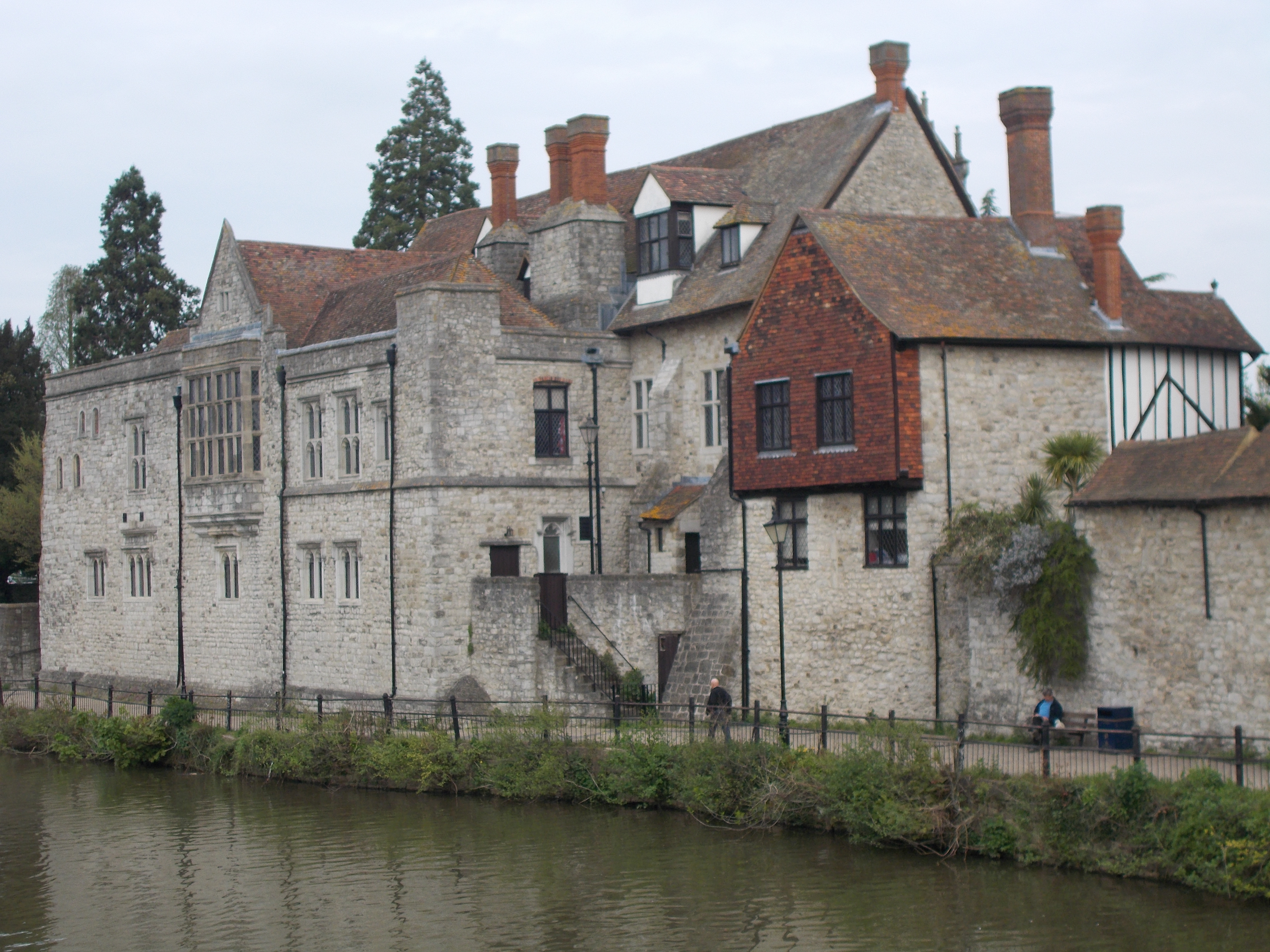 Behind the Archbishop's palace