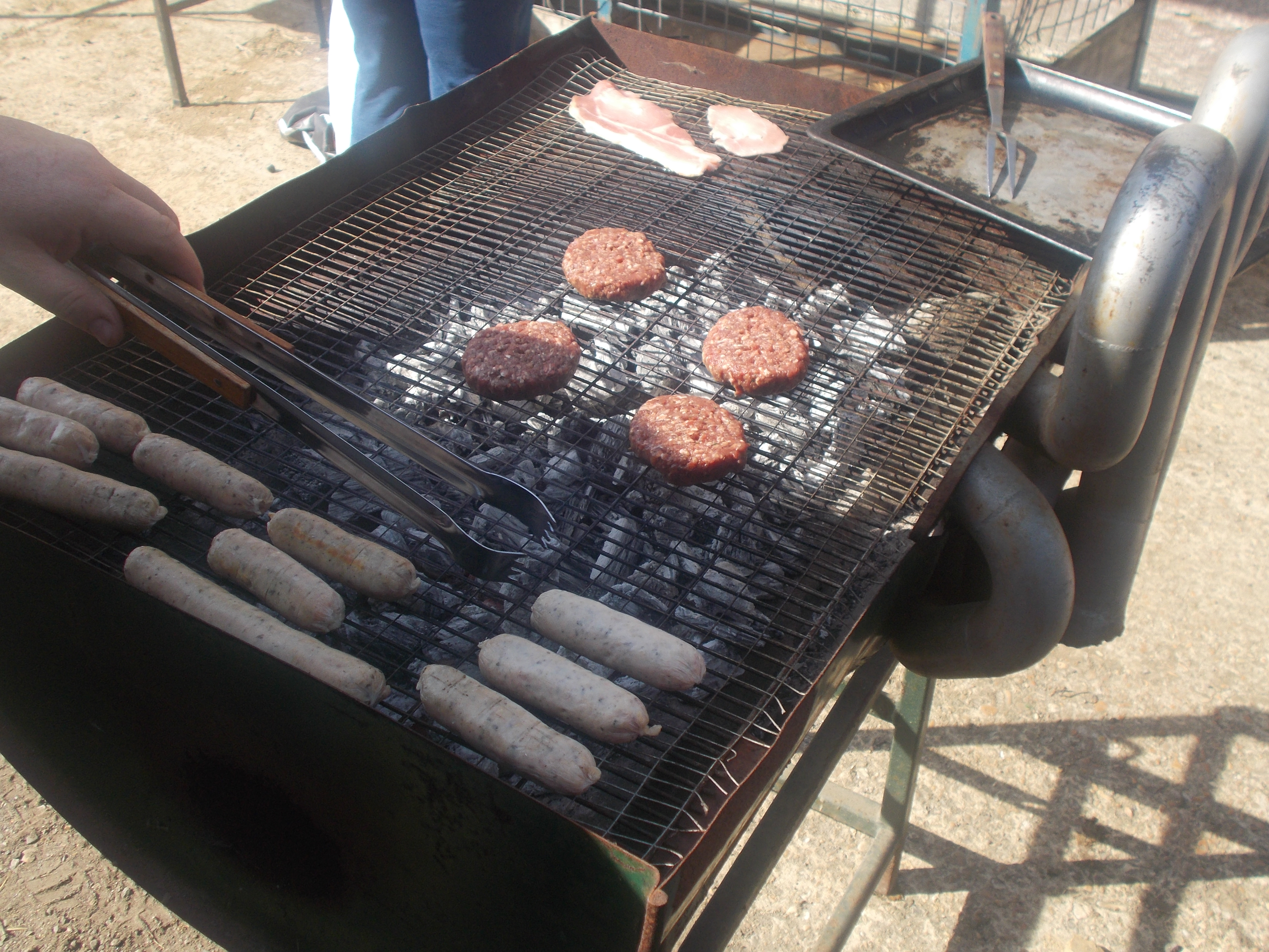 Cooking meat on the Barbeque