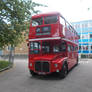 Red Bus At Fort Pitt