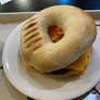Cheese And Sausage Bagel