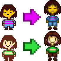 Undertale Frisk Y Chara Sprites Mejorados By Snaaks Kent On Deviantart Undertale Frisk Y Chara Sprites Mejorados By Snaaks Kent On Deviantart