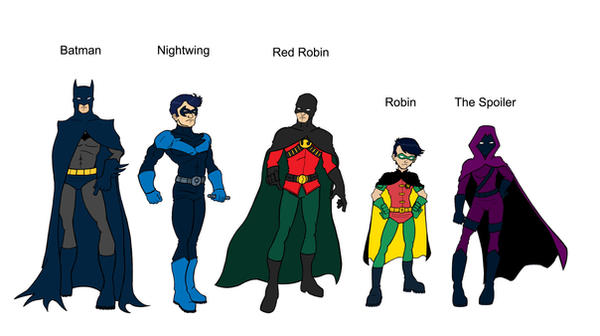 Batman and the Robins by Shapshizzle on DeviantArt