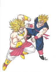 Broly Vs Son Gohan