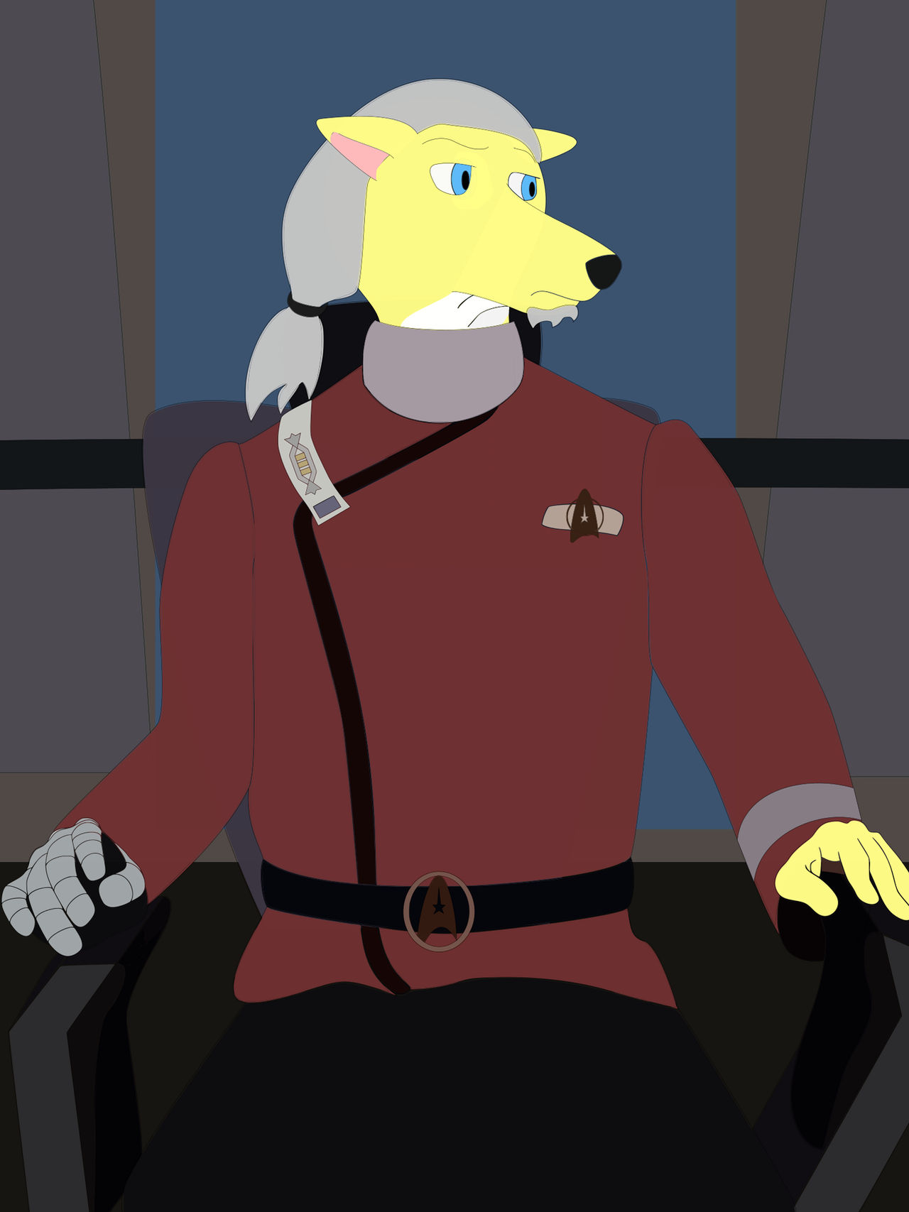 Captain Terrell Terrell the Fox Captain - final by FeatherSpiral on DeviantArt