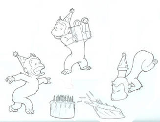 Curious George Card Cover