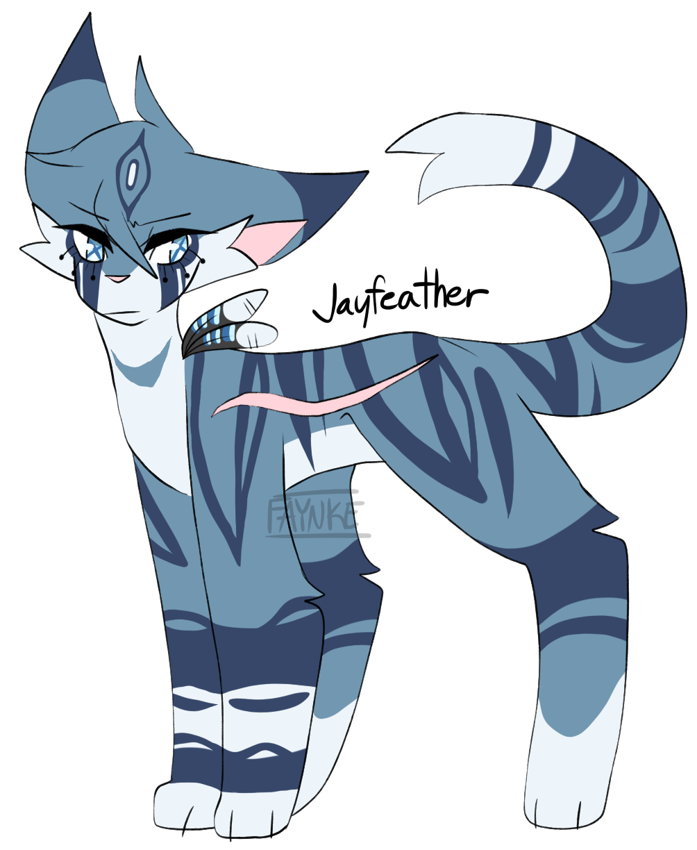 Jayfeather  Warrior cats redesign by Hikari-Hisudo on DeviantArt