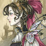 Steampunk Fairy aceo