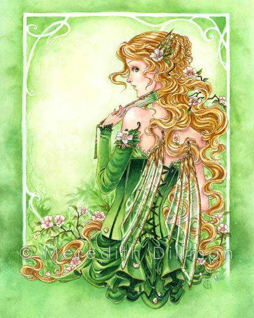 Lady in Green