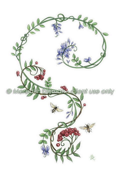 Indigo and Rowan tattoo design - 2009