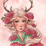 Pink Faun with Ranunculus