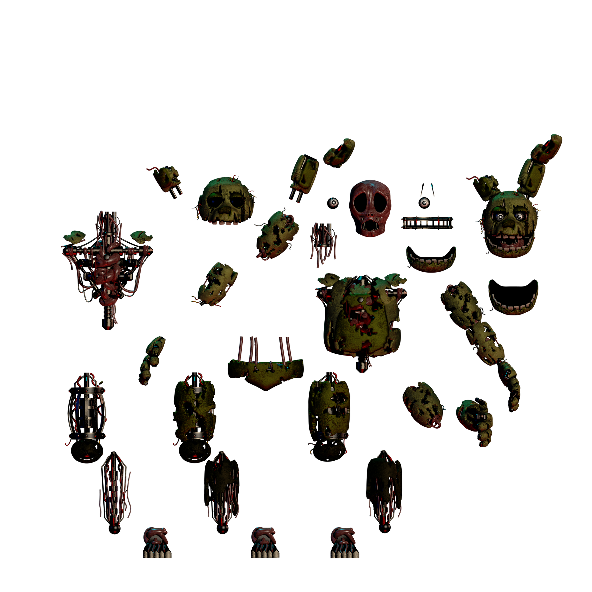 Springtrap resource for edits by Larr1234 on DeviantArt