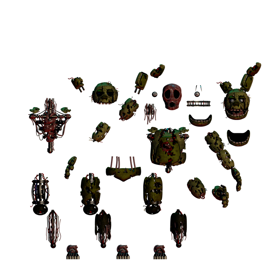 Springtrap resource for edits by Larr1234 on DeviantArt