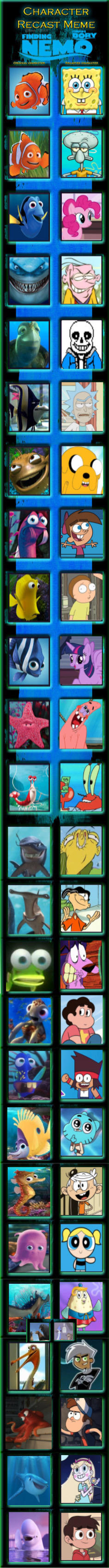 Finding Chlen My Finding Nemo/Dory Recast Meme! by MatthewsPics9066 on DeviantArt