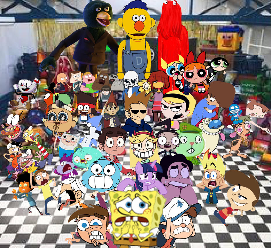 Dont Hug Me Im Scared (BIG CROSSOVER) by MatthewsPics9066 on DeviantArt