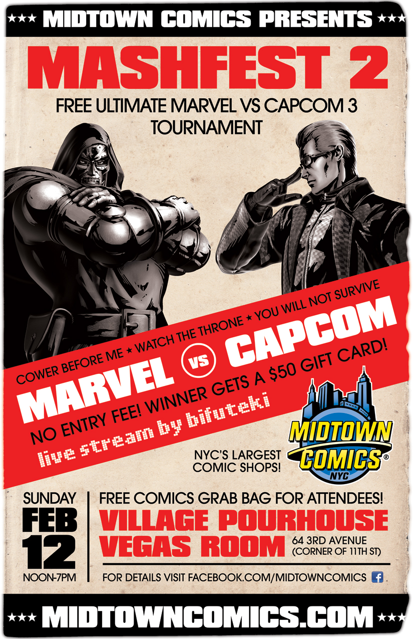 Ultimate Marvel vs Capcom 3 Tournament posters by chanzero on DeviantArt
