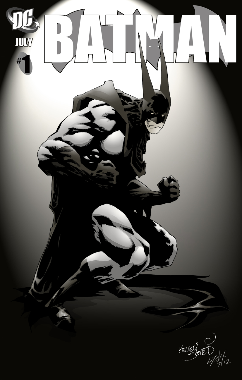 Batman Jones cover mockup grey