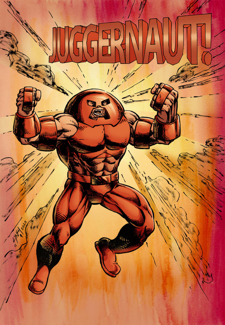Juggernaut in colour by Shadowrenderer on DeviantArt