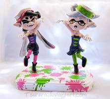 Commission- Splatoon Squid Sisters Figure