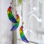 Rainbow Pride Feather Charm Necklace