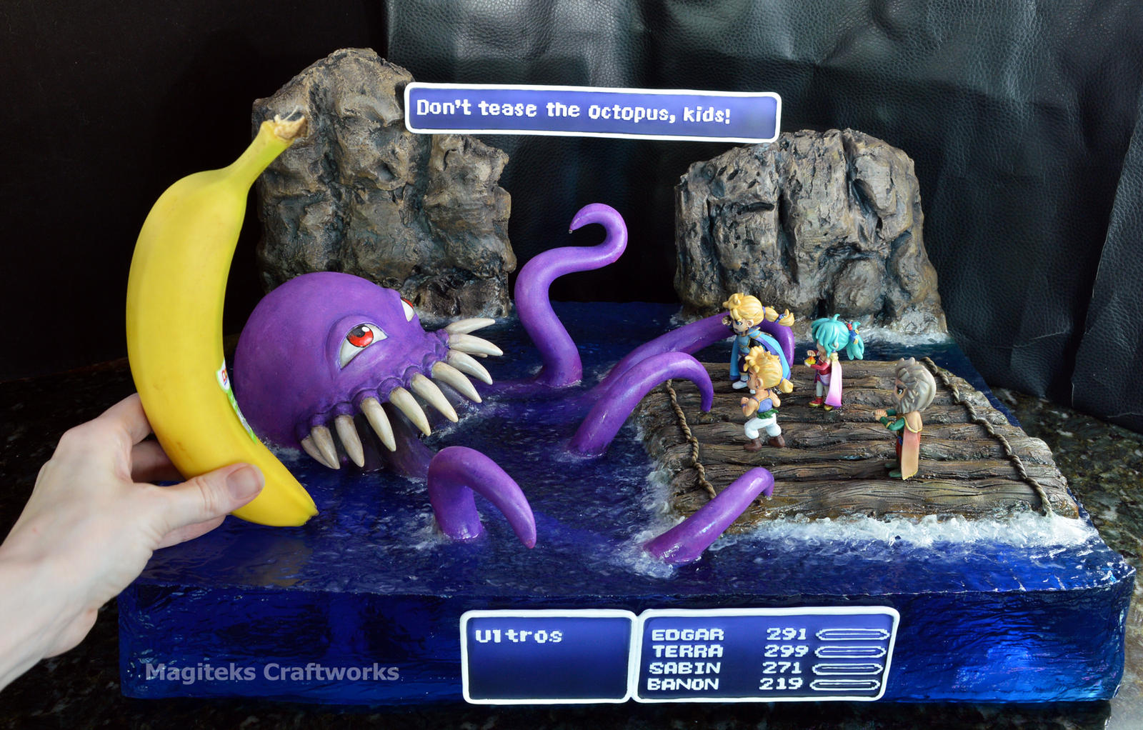 Final Fantasy VI Ultros Diorama - Banana ver.