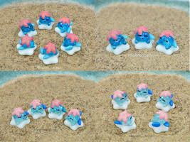 Summer time Kirby keycaps!