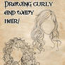 How I draw curly and wavy hair!