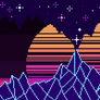 Vaporwave Mountain