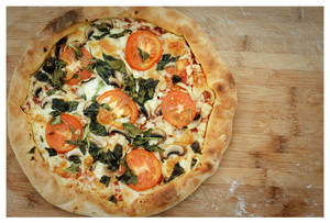 Tomato and Basil Pizza by DoodleBe Tomato and Basil Pizza by DoodleBe