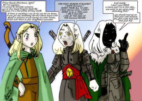 Legolass Nuada Drizzt comic