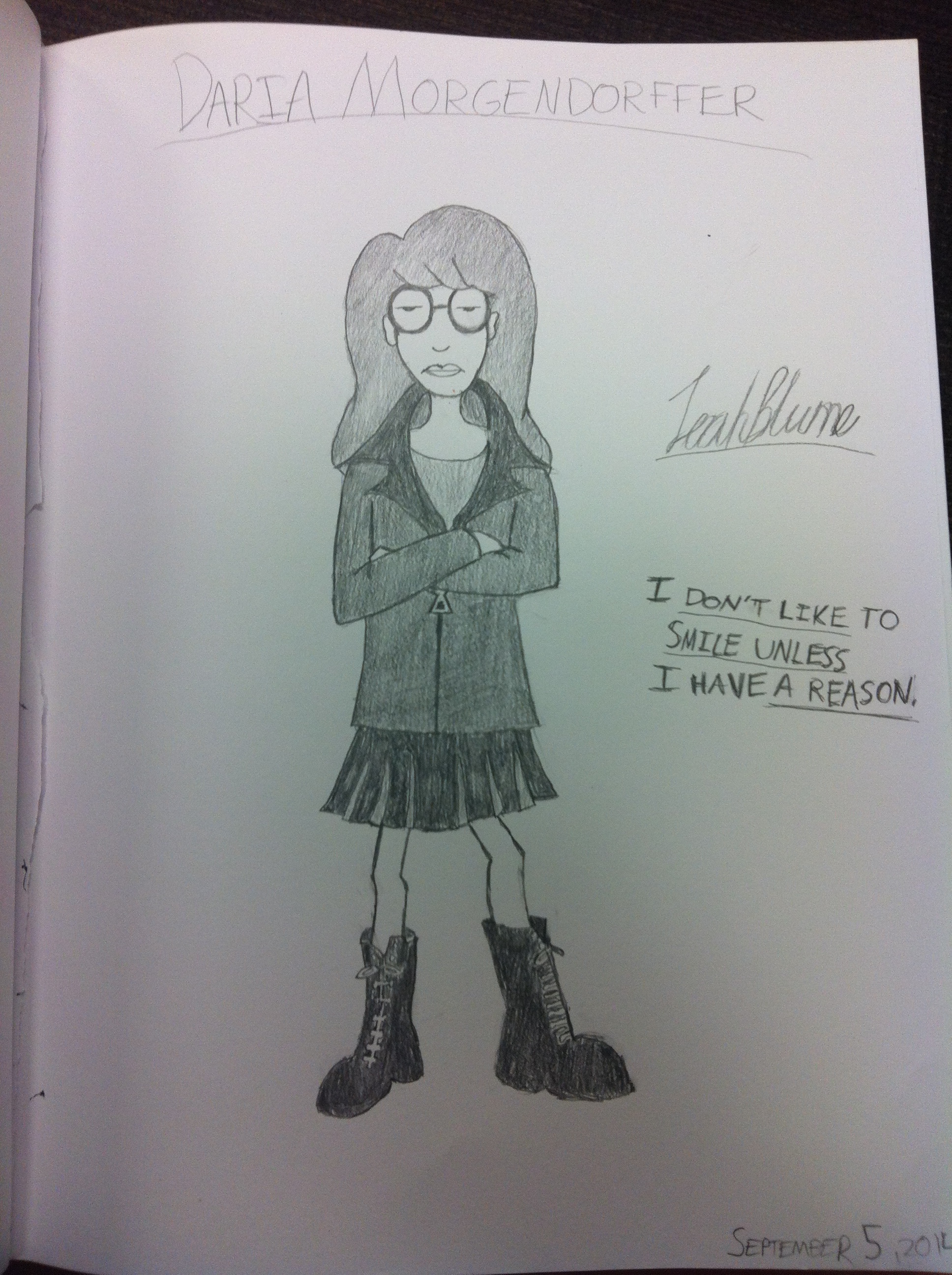 Daria Morgendorffer Drawing