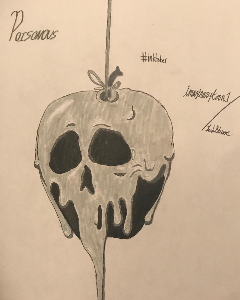 Inktober 1: POISONOUS