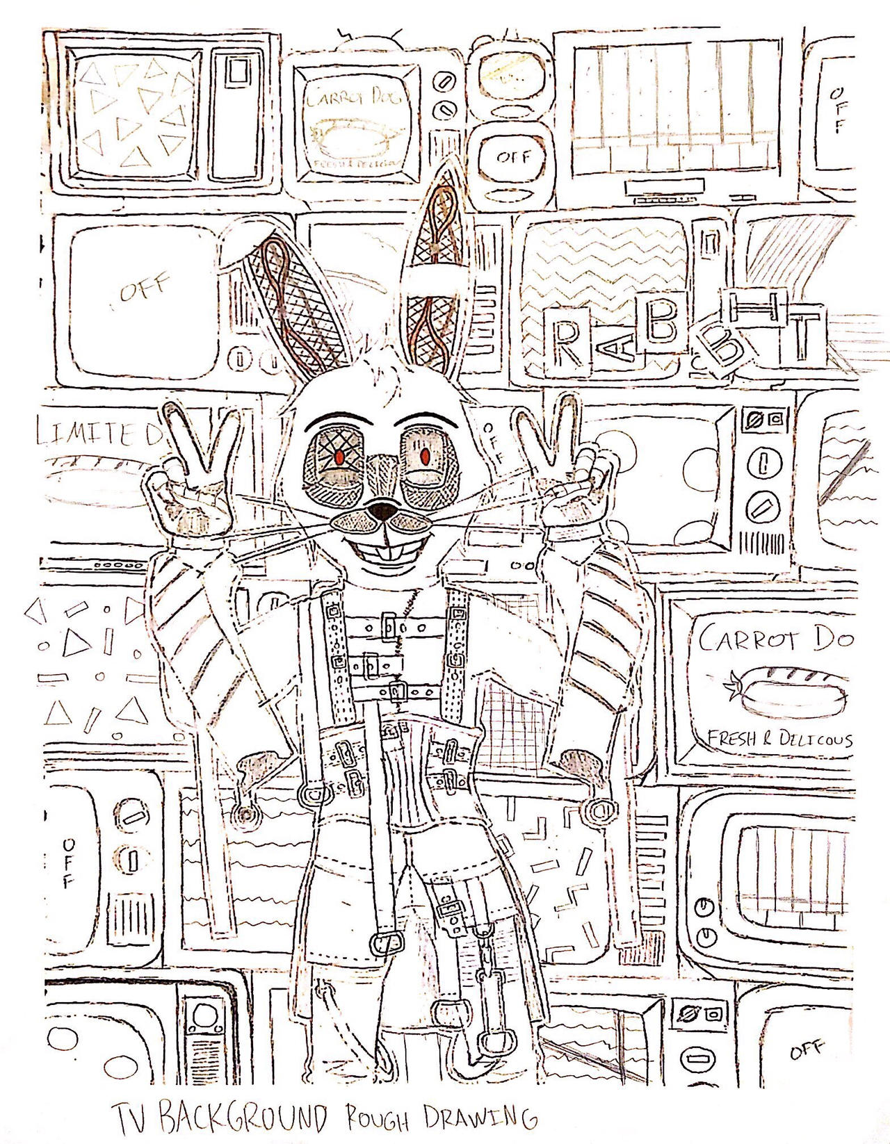 Masked Singer Rabbit Drawing Rabbit! Masked Singer Background Notes by imaginarytoon1 on DeviantArt