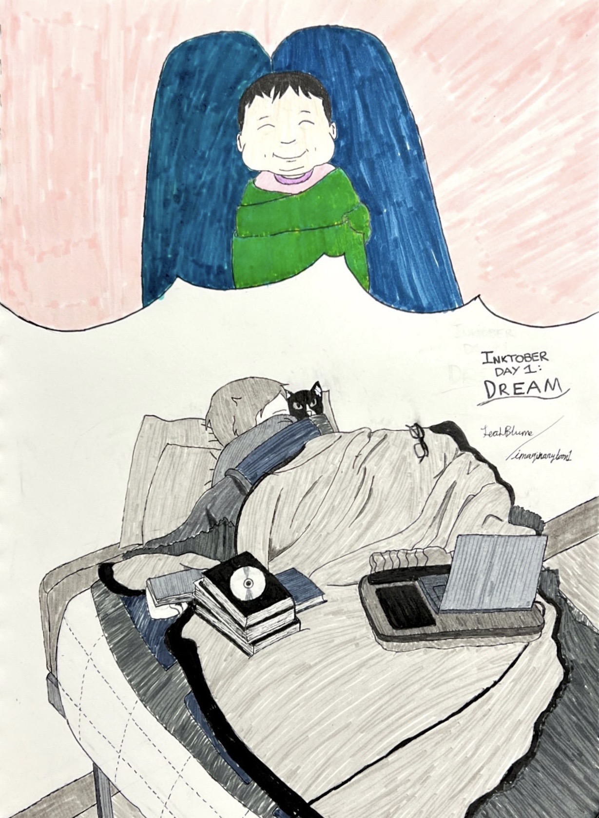 Inktober 2023 Day 1 - DREAM