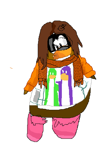 One of my club penguin drawings i drew