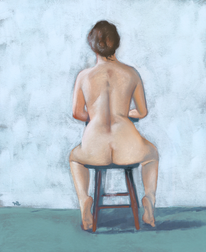 seated nude