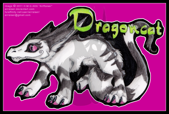 Dragoncat Chibi Badge 2011