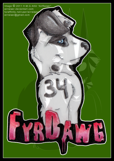 FyrDawg Bust Badge 2011