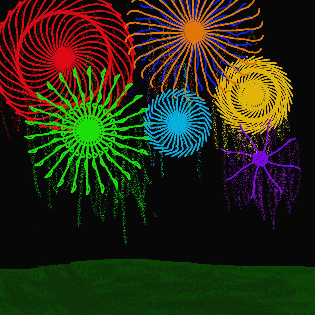 Fireworks Deviantart Fireworks by MickPickleCreates14 on DeviantArt