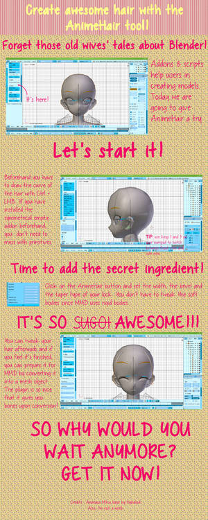 [TUTORIAL] Using the AnimeHair tool