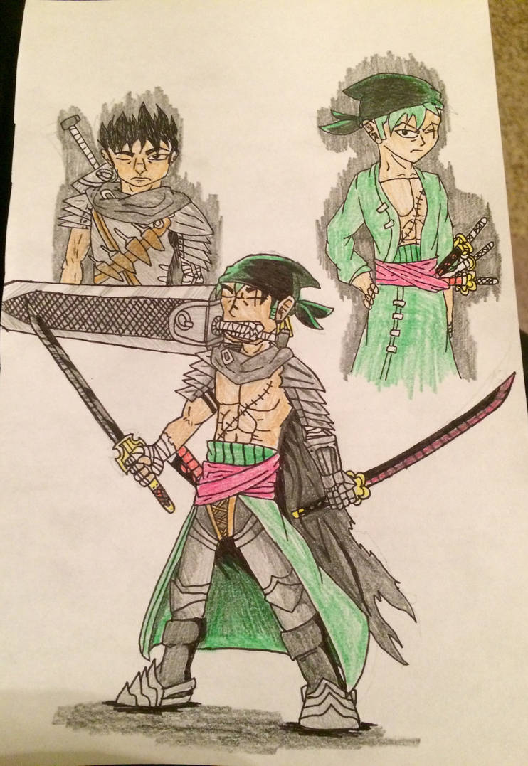 Zoro and Guts