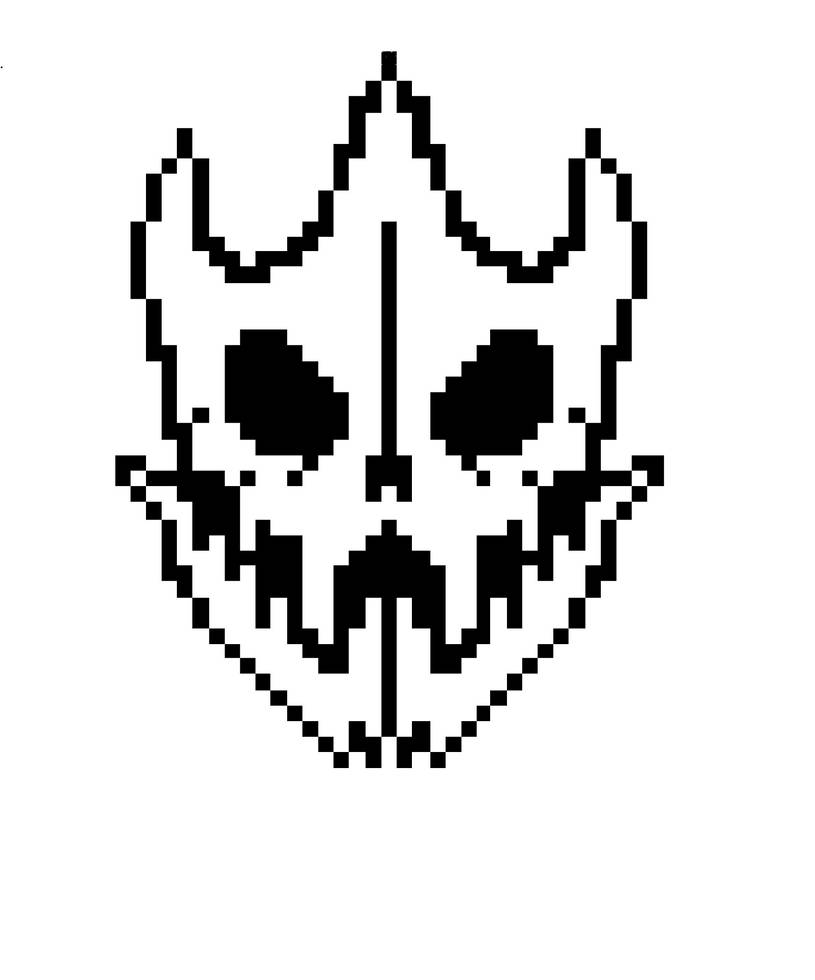 Gaster Blaster (pixel) by Bite035 on DeviantArt