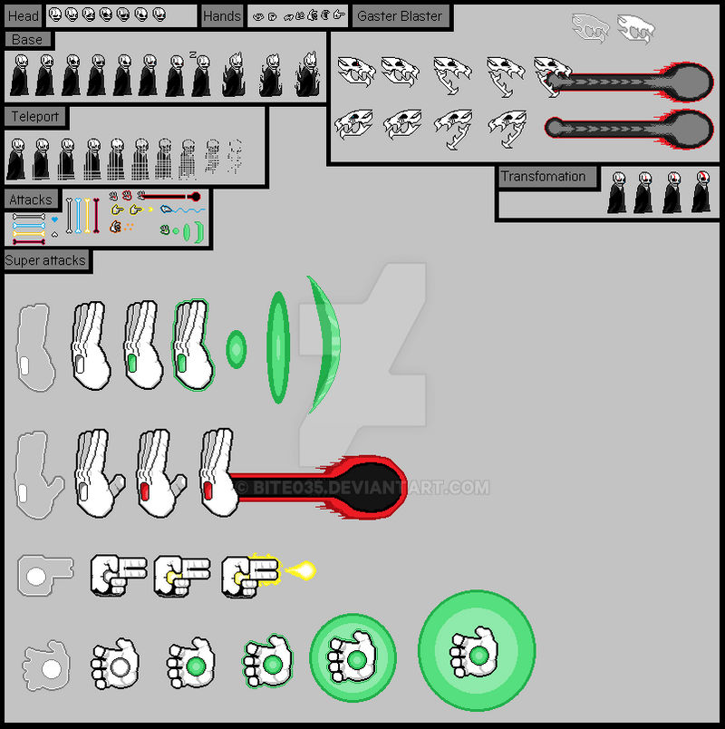 Gaster (Sprite Sheet)