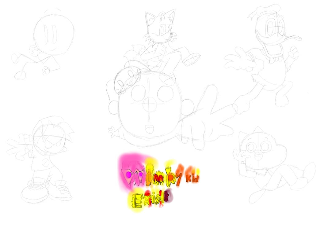 Existed Kid Reference Wimpy Kid Exist Rough Drawing by Anthonyapaul on DeviantArt