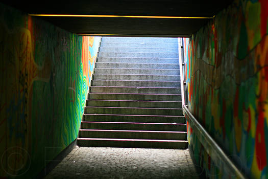 Colours to the stairs