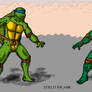 Leo and Raph fight