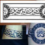 Sablehawk's armband tattoo