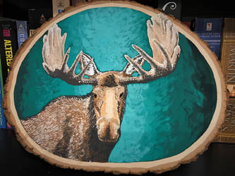 Moose painting!
