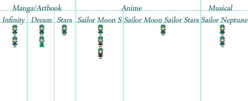 Sailor Neptune Sprites